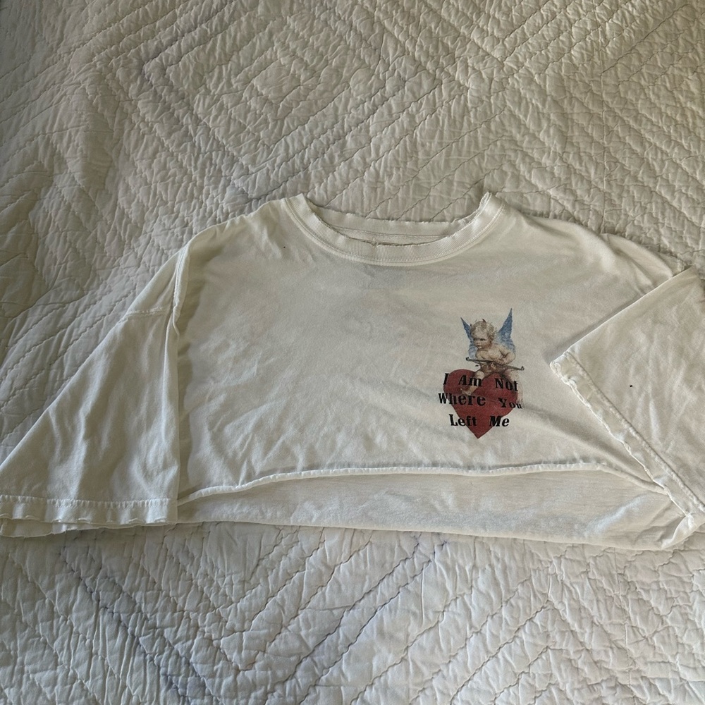 BOYS LIE - I Am Not Where You Left Me Cropped T - as seen on Kylie Jenner